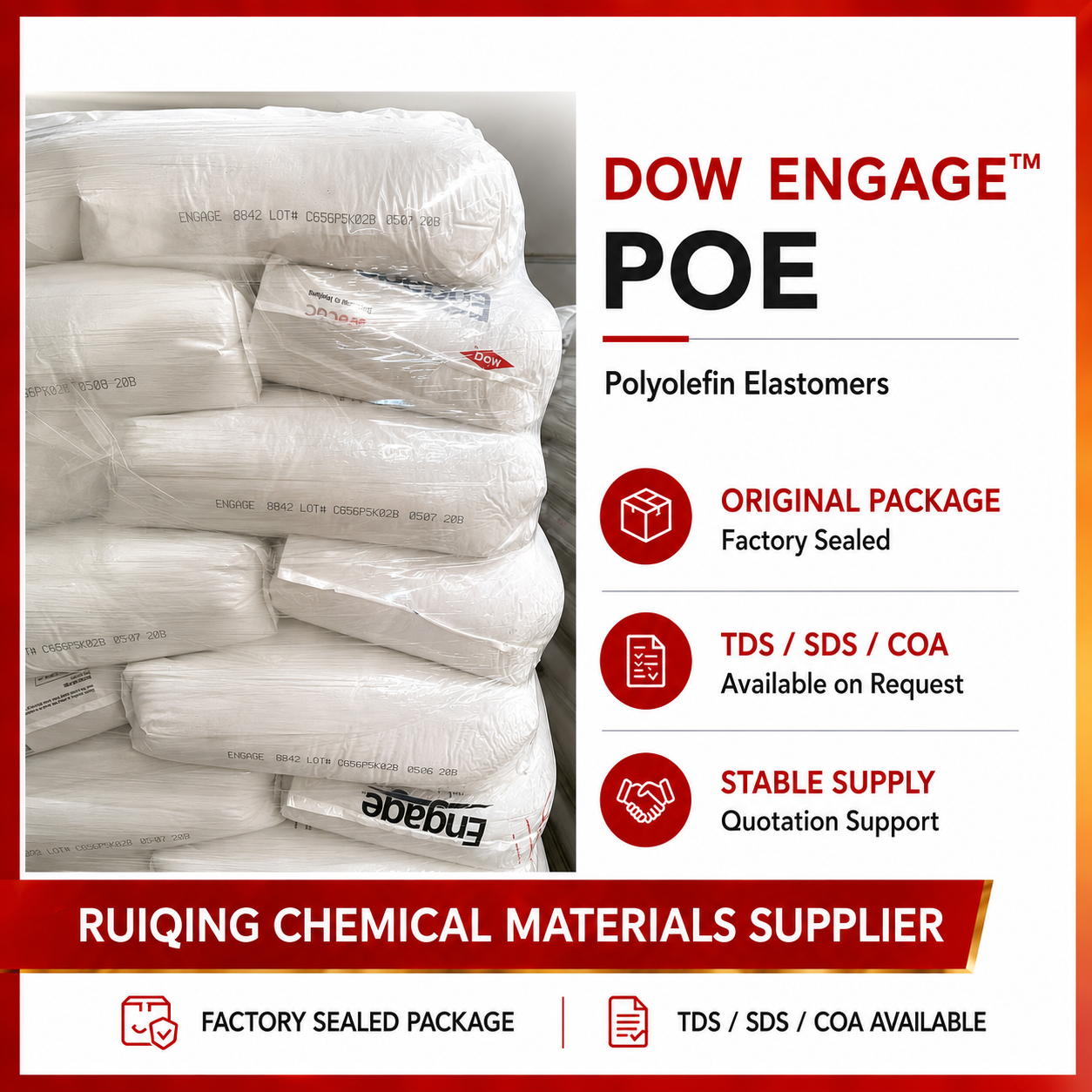 Dow ENGAGE 8842 POE Resin