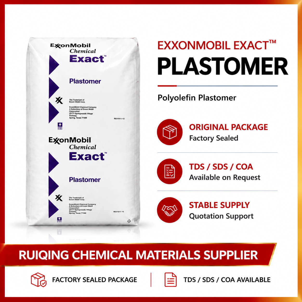 ExxonMobil Exact 5061 Plastomer Resin