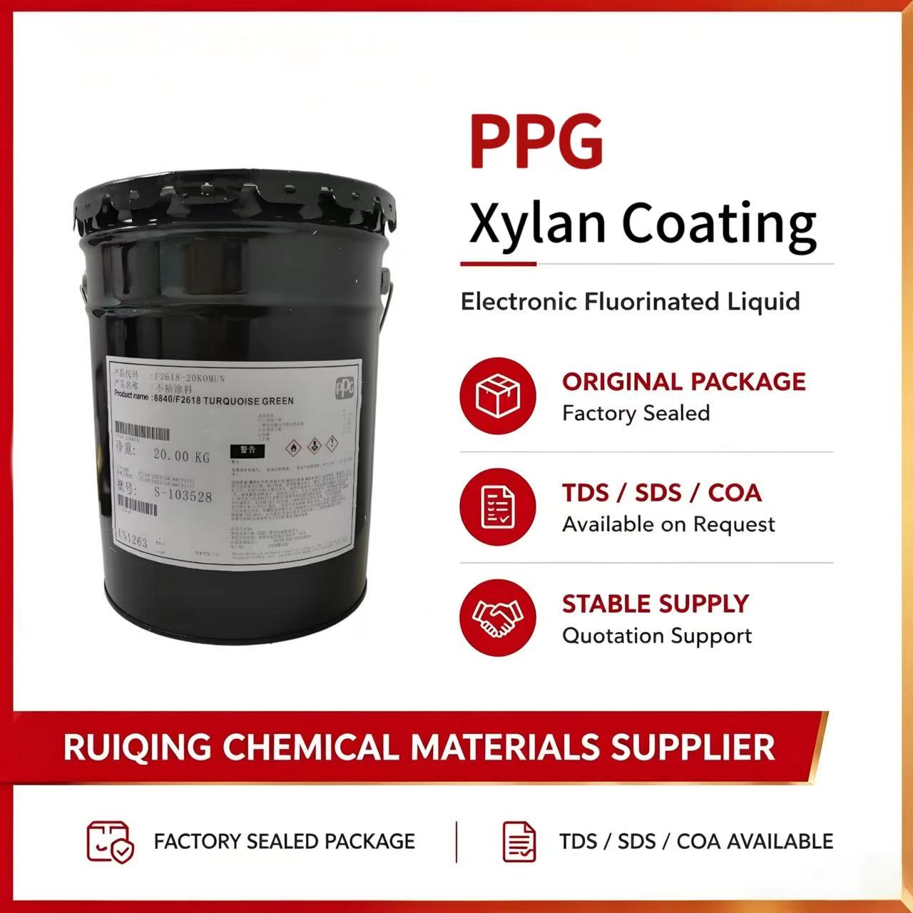Xylan 1421 coating pail from Whitford