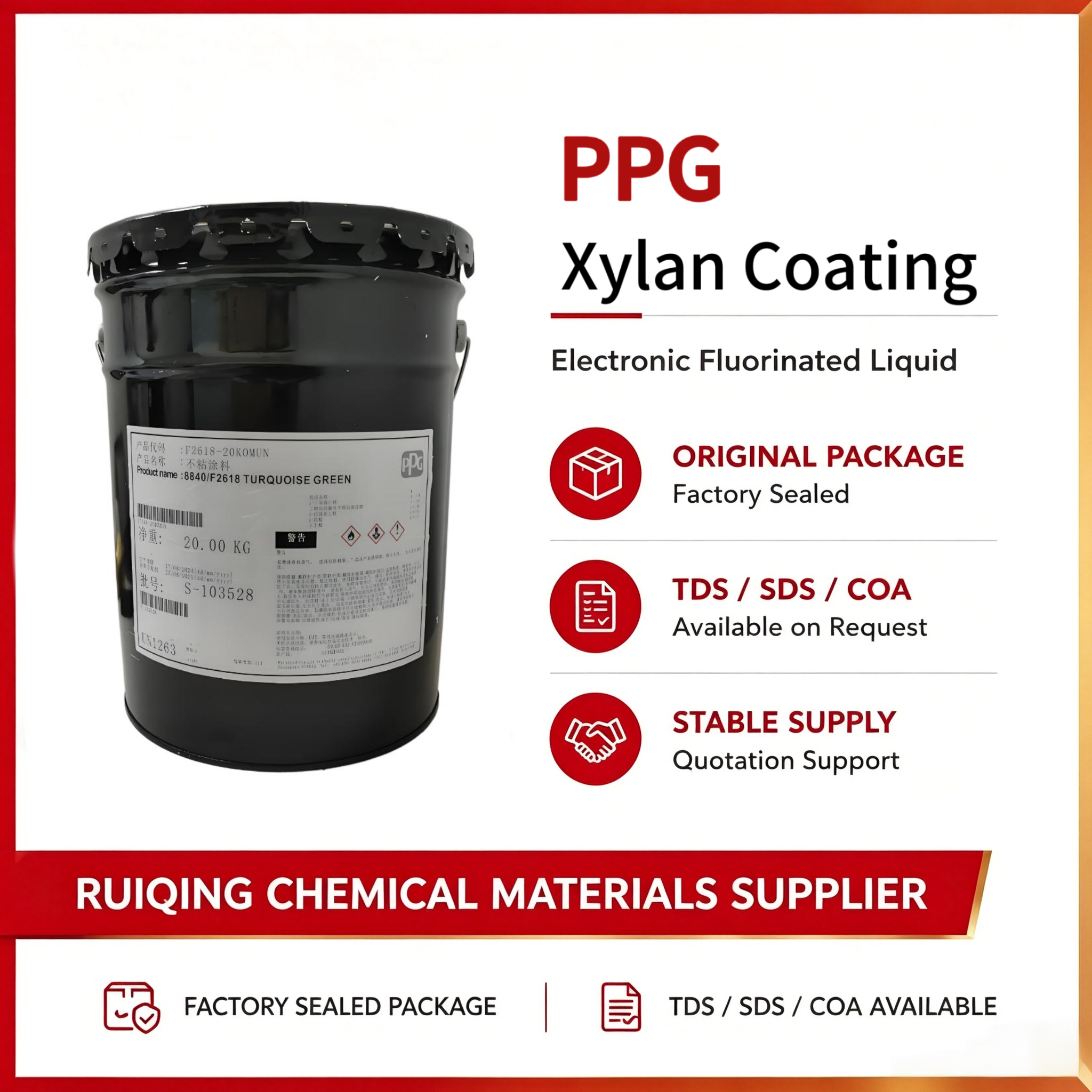 Xylan 5420 coating pail from Whitford