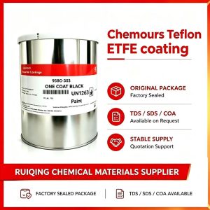 532-6419 Black ETFE High Build Powder Topcoat pail from Teflon industrial coatings