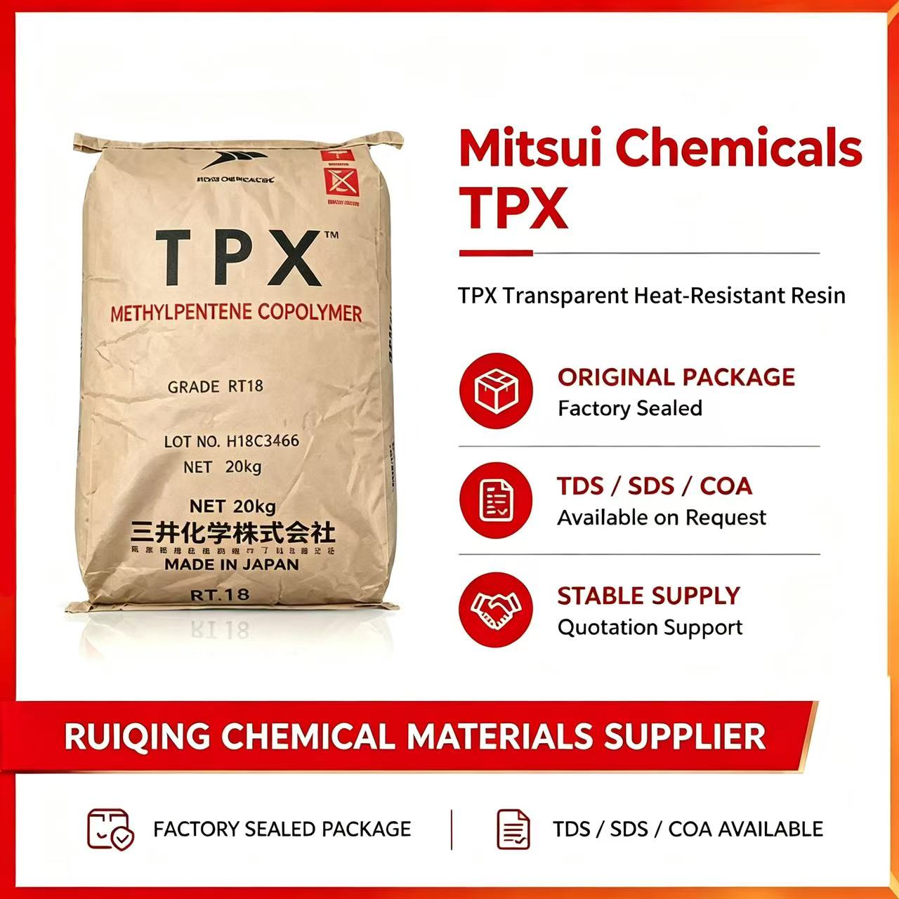 TPX RT18 transparent PMP resin pellets from Mitsui Chemicals