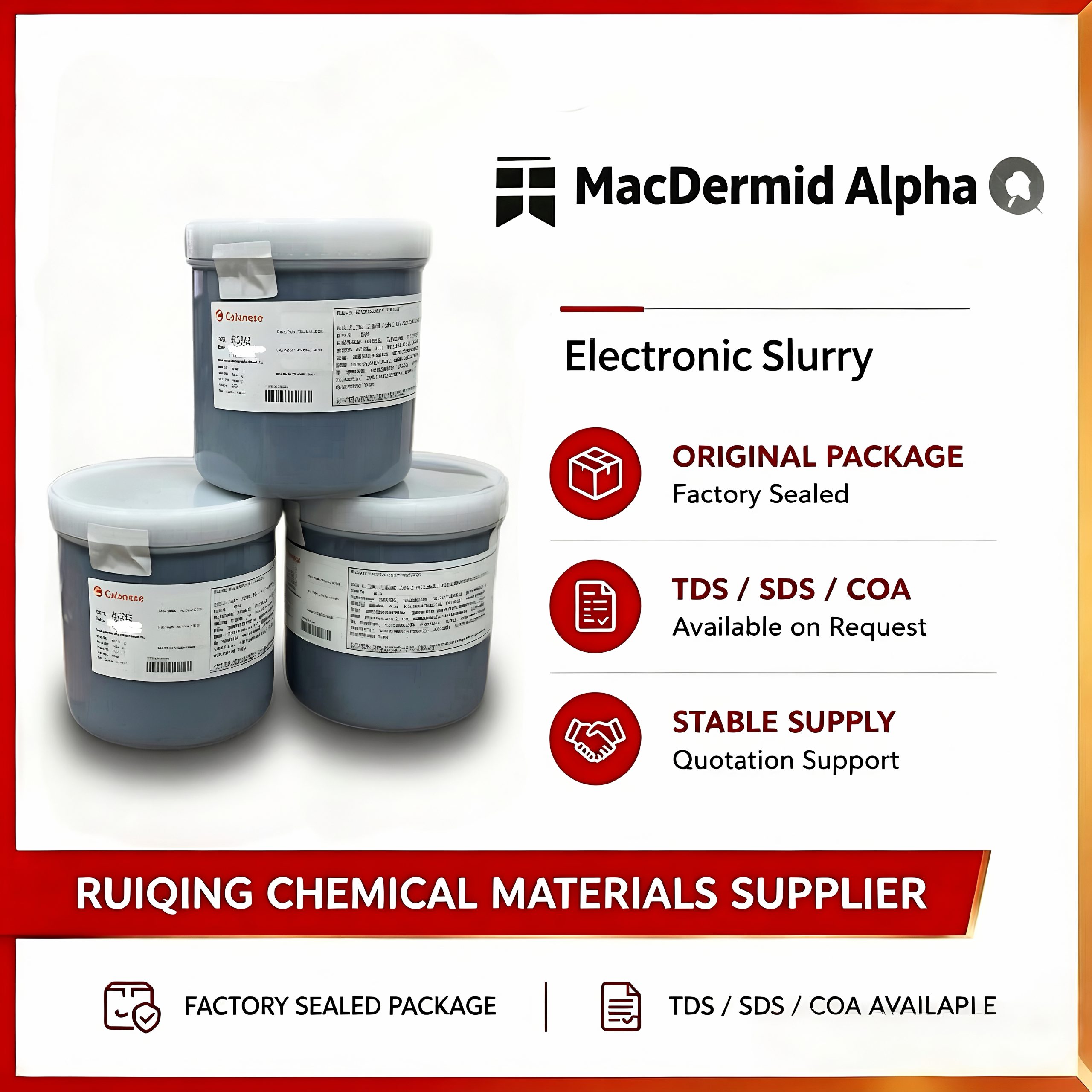 MacDermid Alpha Micromax 1106 High Voltage Resistor Paste, 1MΩ/sq