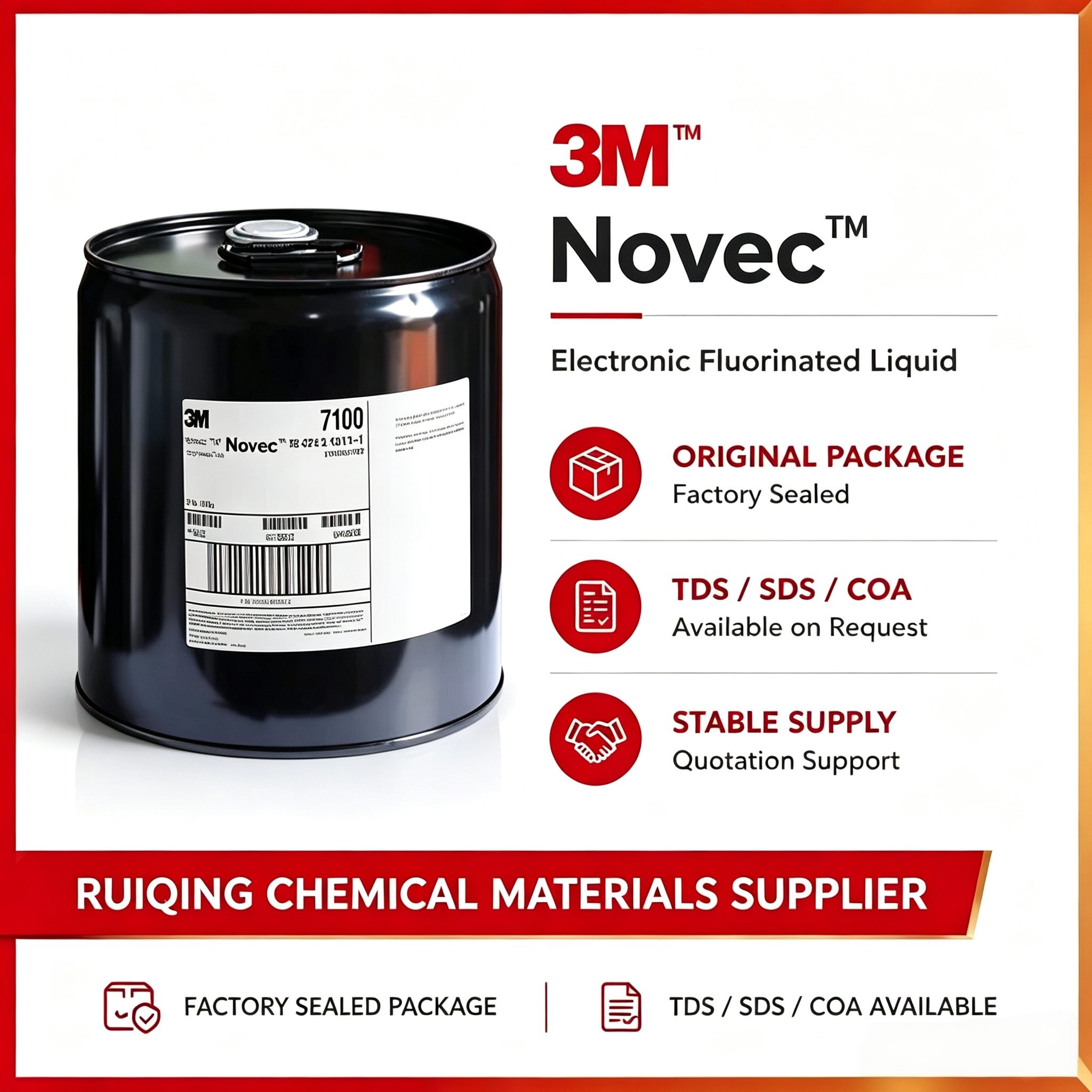3M Novec 1908 Electronic Grade Coating Highest Solids PCB Protection